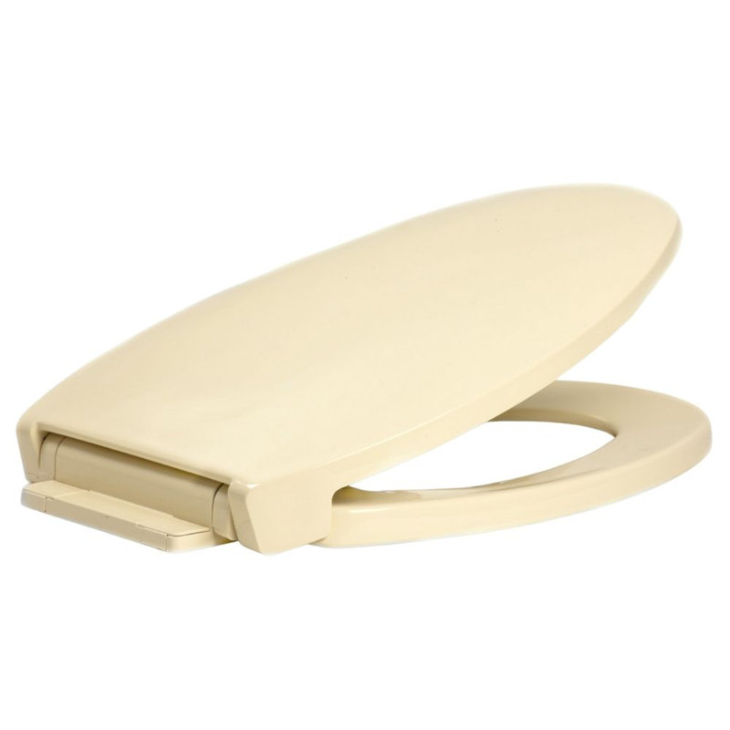 Luxury Elongated Toilet Seat and Lid, Bone