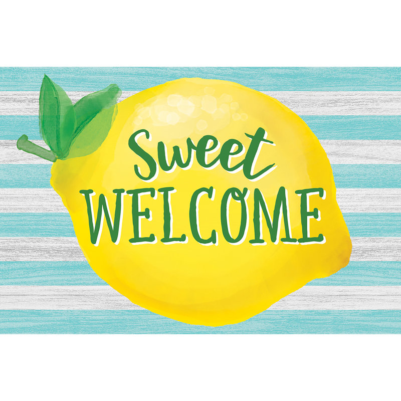 Zeste de citron, cartes de bienvenue