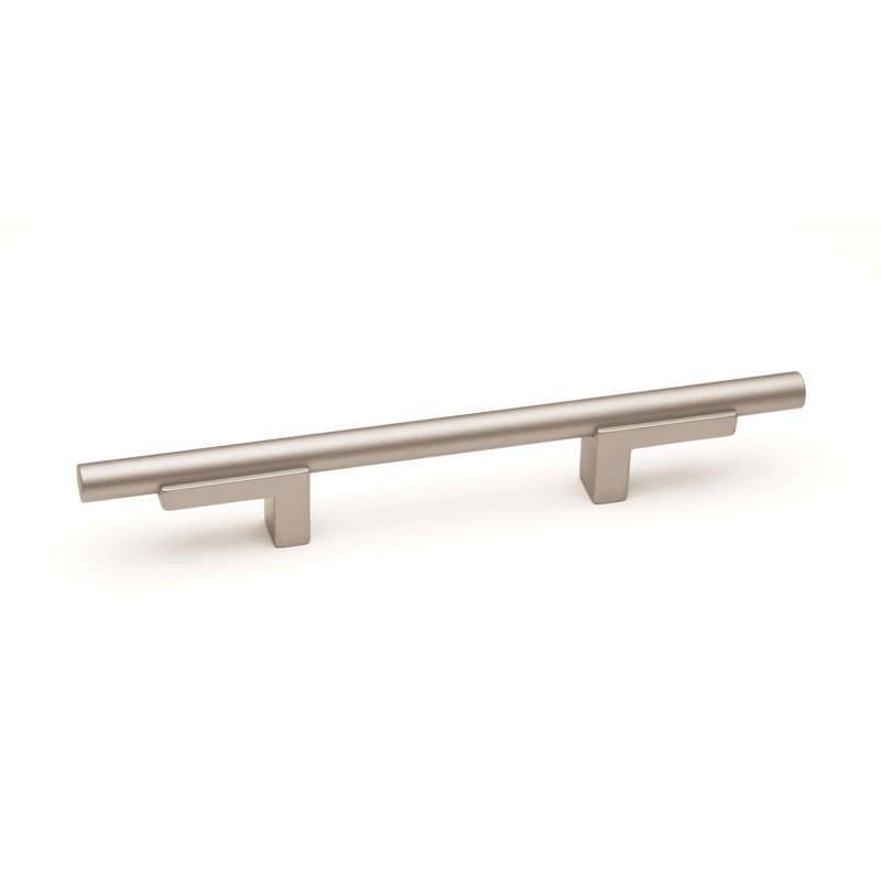 Poignée lisse Vita Bella, Nickel mat, 3.5"