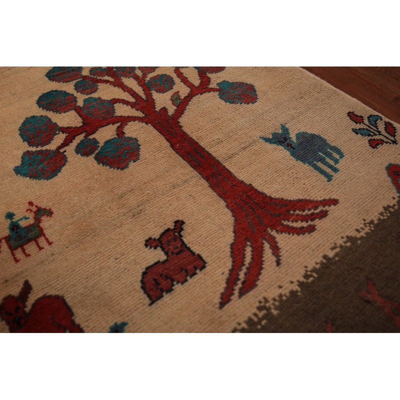 Tapis décoratif en laine Kazak