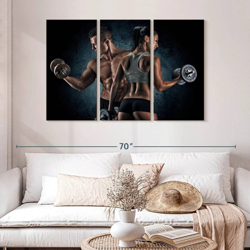 Senne Gym Couple, H 32 po x l 50 po