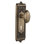 Egg & Dart Plate avec trou de serrure décoratif et bouton de porte Homestead