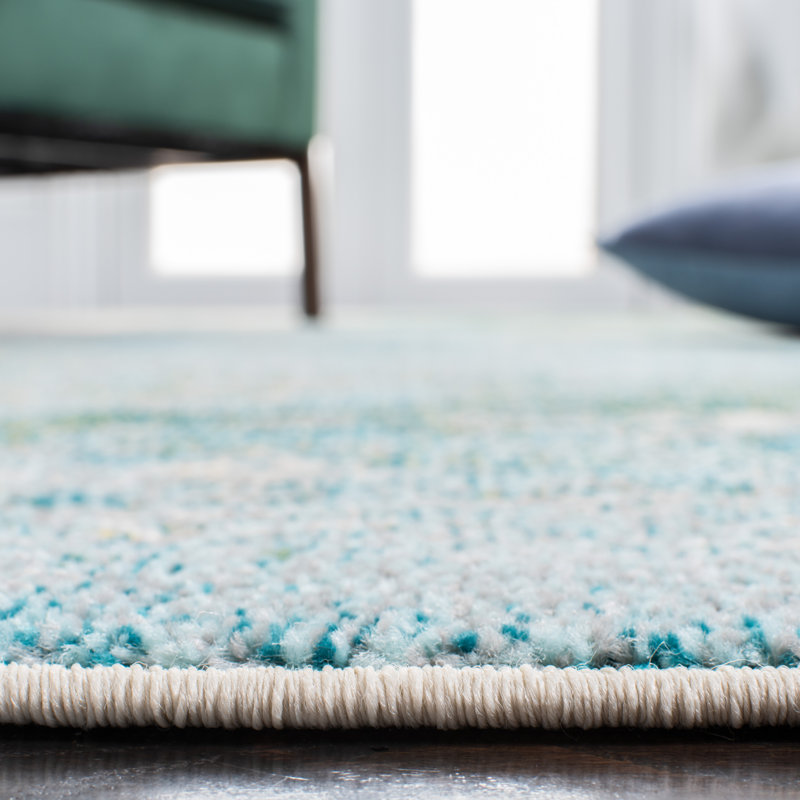 Abstract Area Rug, Round 122 cm