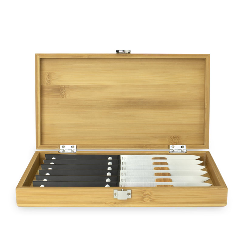 KAI PRO 6 Piece High Carbon Stainless Steel Steak Knife Set