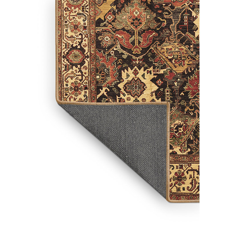 Hansraj Performance Oriental Indoor Rug, Rectangle 6' x 9'