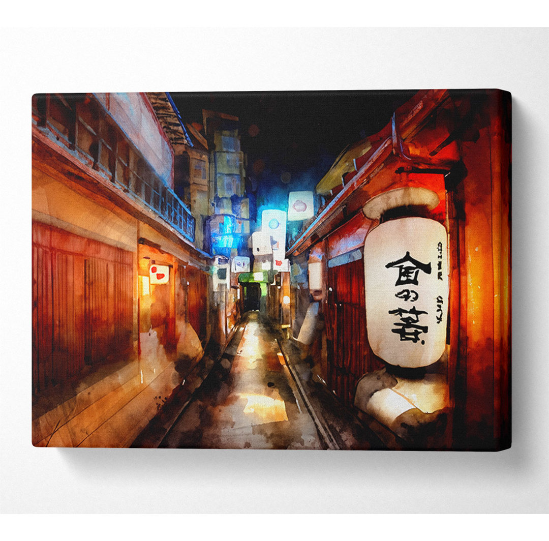 Chinatown Streets - Kunstdrucke auf Leinwand - Wrapped Canvas