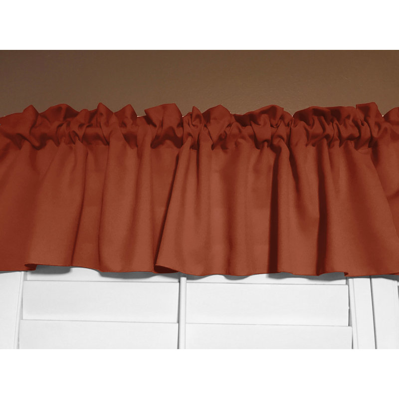 Cantonnière sur mesure l 58 po Pastorella, L 58 po x L 24 po, Rouille de cuivre