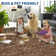 Machine Washable Area Rugs for Living Room, Floral Rugs Oriental Vintage Rugs Distressed Non Slip Stain Resistant Soft Low Pile Carpet for Bedroom Dining Room Nursery Kids Room