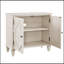 Buffet rétro en bois 33,6 pouces avec rangement, présentation géométrique symétrique pour le salon et la salle à manger-1038994669