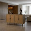 Armoire de rangement en rotin