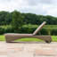 Milligan 198cm Long Reclining Single Chaise with Cushions and Table-93785098