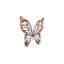 Butterfly Wall Art, Copper/Black, Metal-455109098