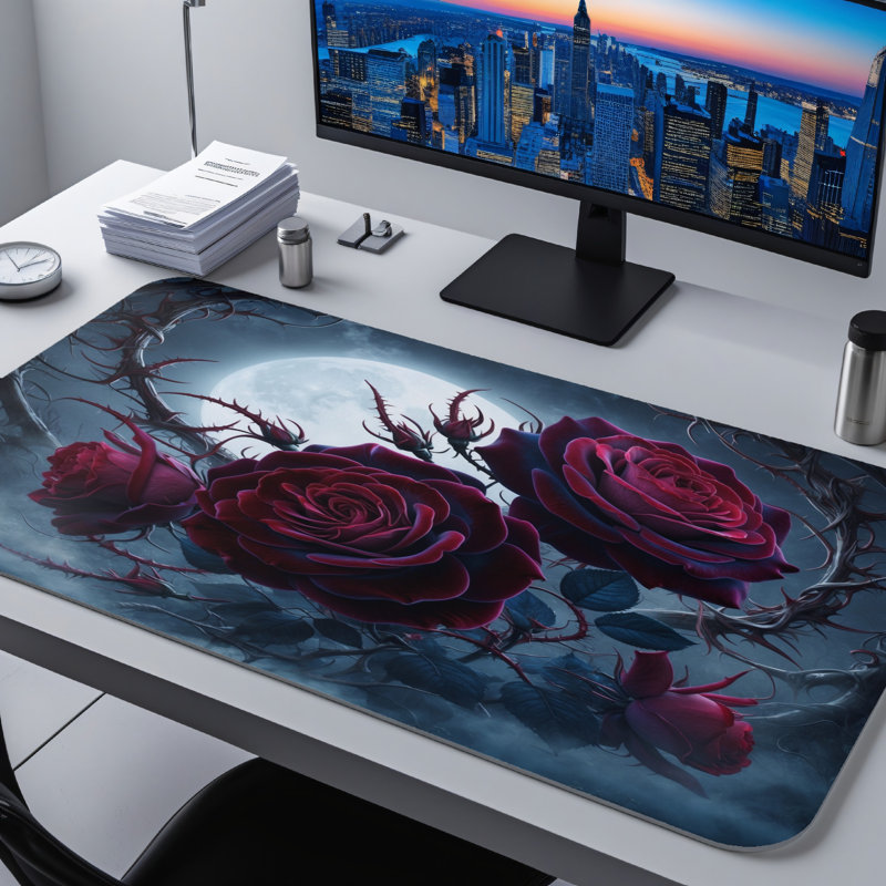 Polyester Desk Pad, 14.4x12.1