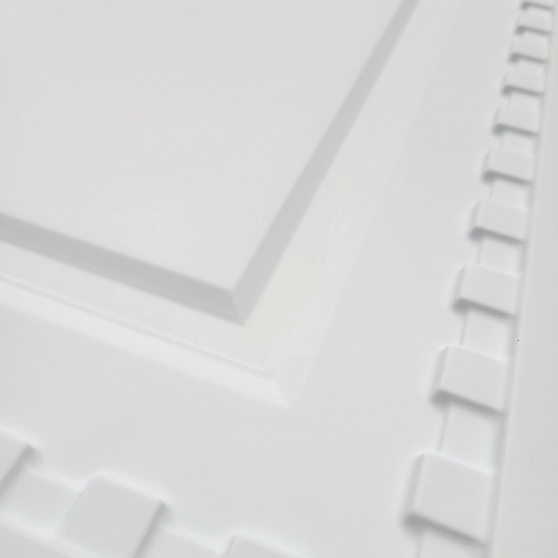Carreau de plafond en PVC 2 pi x 2 pi blanc