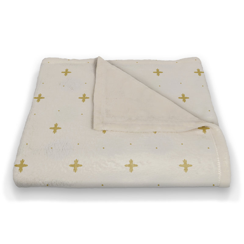Hand Woven Throw Blanket, Yellow/White