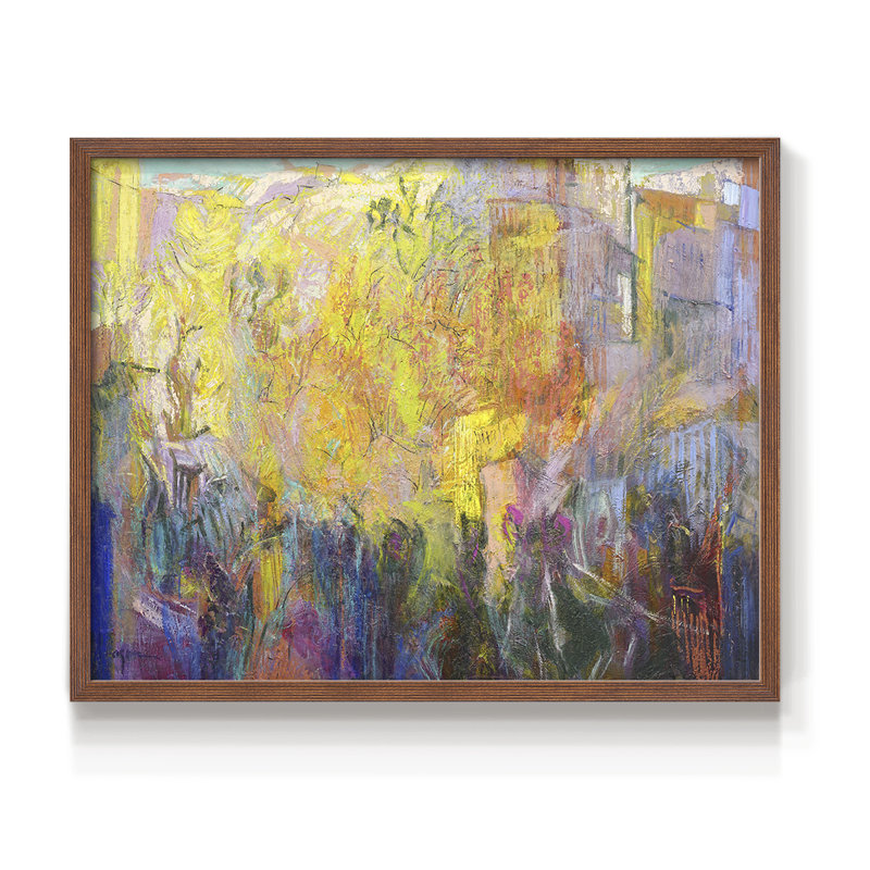 Incantante - reproduction encadrée - réarmable, H 11 po x l 14 po, Noyer