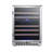 EdgeStar Dual Zone 23.5'' Built-In 46 Bottle Wine Refrigerator with Reversible Door
