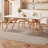 White cream style Nordic rectangular rock table-102487756-102487755