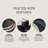 Stone Lain 12 Piece Modern Stoneware Dinnerware Set Plates, Bowls, Dark Blue-104314978