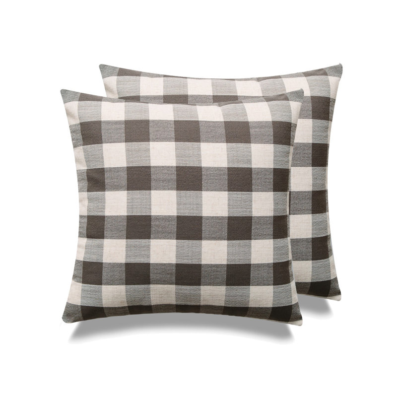 Housse de coussin Michael Penney, Plumes, Gris