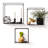 Chacra 3 Piece Square Metal Floating Shelf Set
