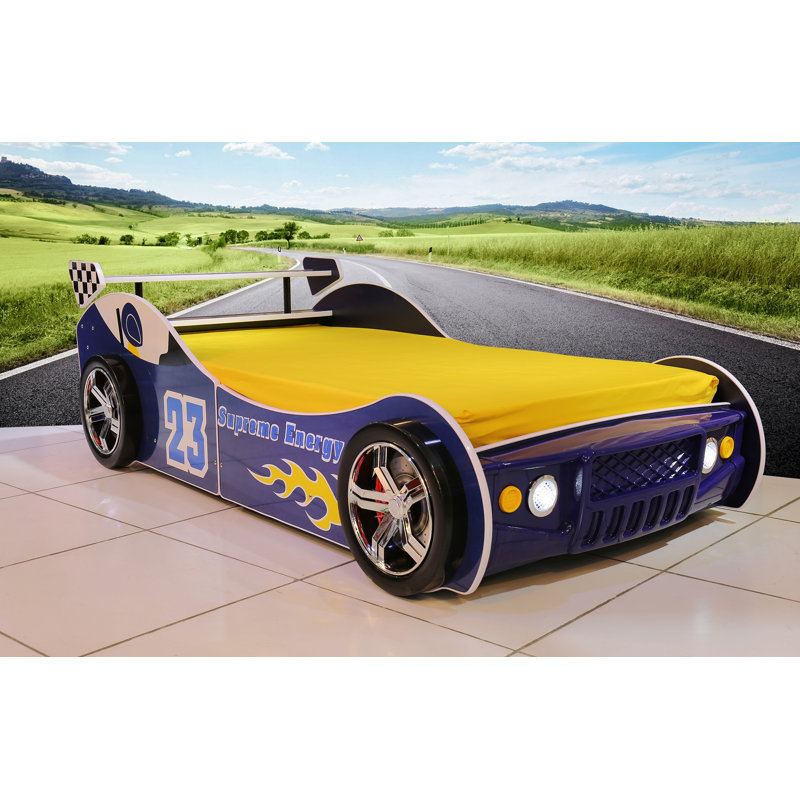 Supreme Energy Racing Car Bed, Blue