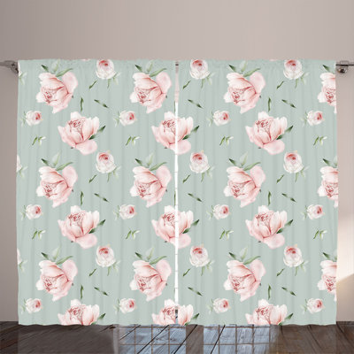 Semi Sheer Curtain Pair