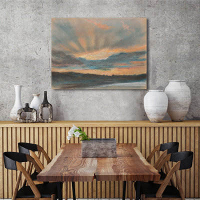 3AA6545 Sunset by Eugene Delacroix by Eugene Delacroix - 1 Piece Wrapped Canvas Painting