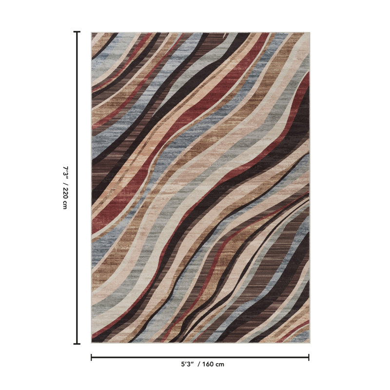 Tapis Jewel, Rectangle 5 pi 3 po x 7 pi 3 po