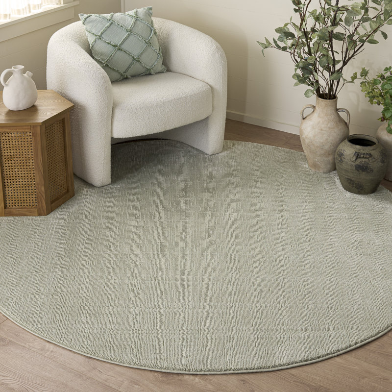 Tapis de performance unie Laroue, Rond 6 pi 7 po