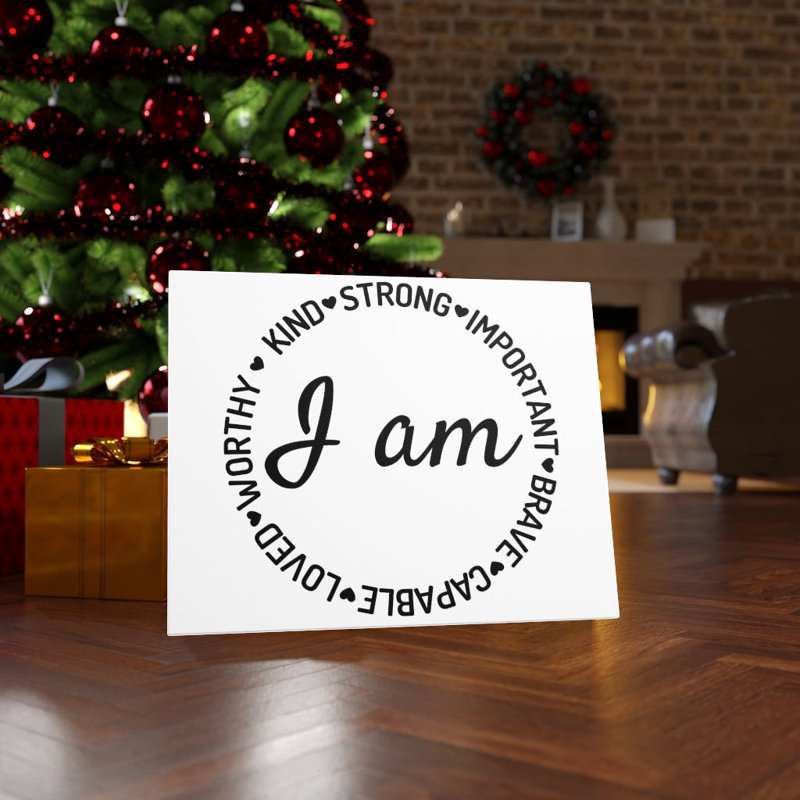 I Am - Wrapped Canvas Print