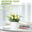 Tulipes fleurs artificielles - 6,9 po Faux tulipes pour la décoration intérieure-633489788
