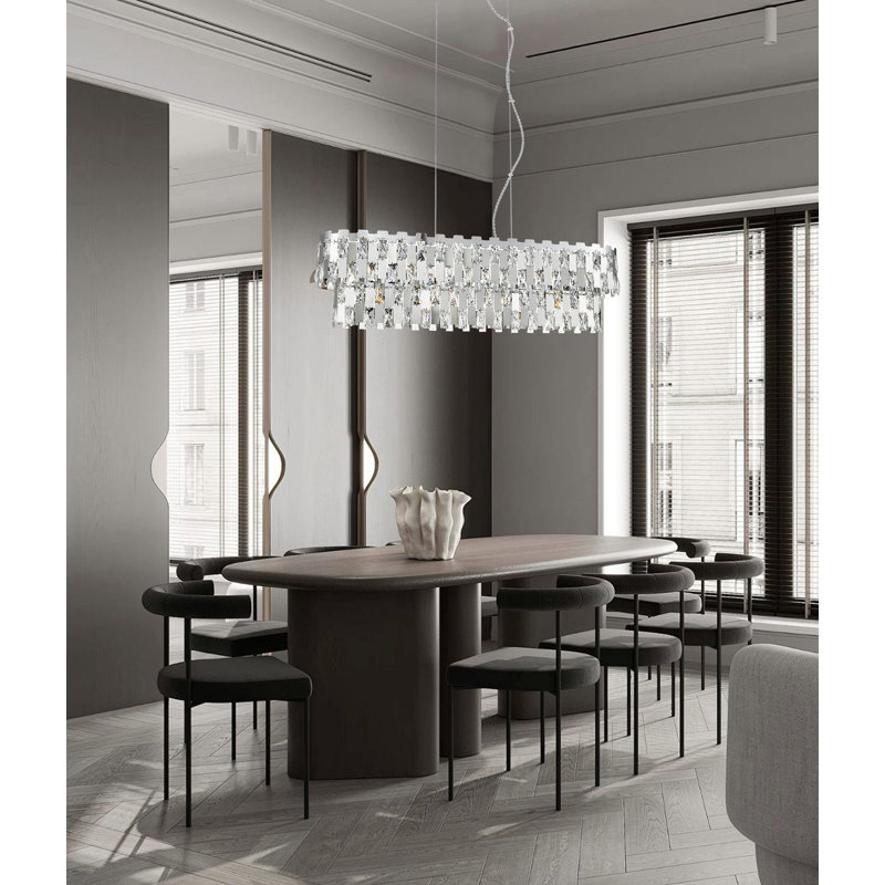 Cioffi 9 - Light Chrome Kitchen Island Pendant