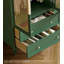 Armoire en rotin vert frais