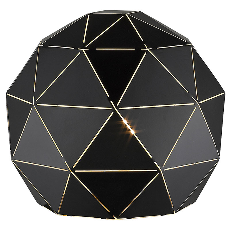 Delcastillo Metal Table Lamp, Matte Black