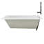 Baignoire de trempage en acrylique 66 po. X 34 po. Drain inclus-97545250