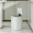Automatic Touchless Motion Sensor Trash Can White Smart Garbage Can for Bathroom Kitchen