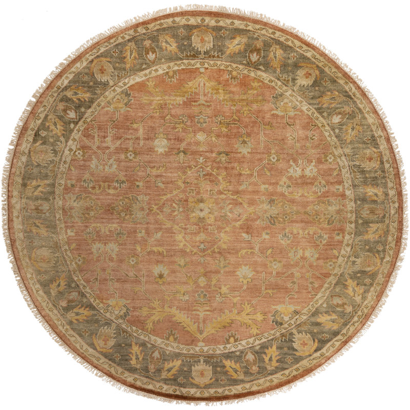 Bernardi Wool Oriental Indoor Rug, Round 8'
