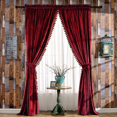 Velvet Curtain Panel pair