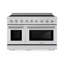 ZLINE Autograph 48 in. 7 Element Paramount Induction Range with Polished Nickel Helix Handles