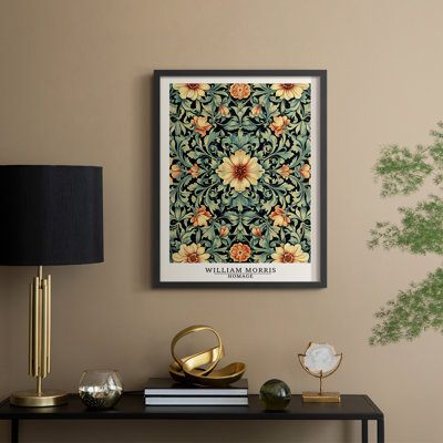 WM MORRIS Series DCCCLXXV Framed Print - Solid Wood_HMOAI50877