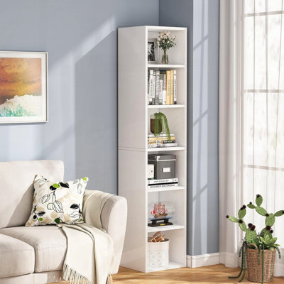 Bibliothèque de rangement à six niveaux