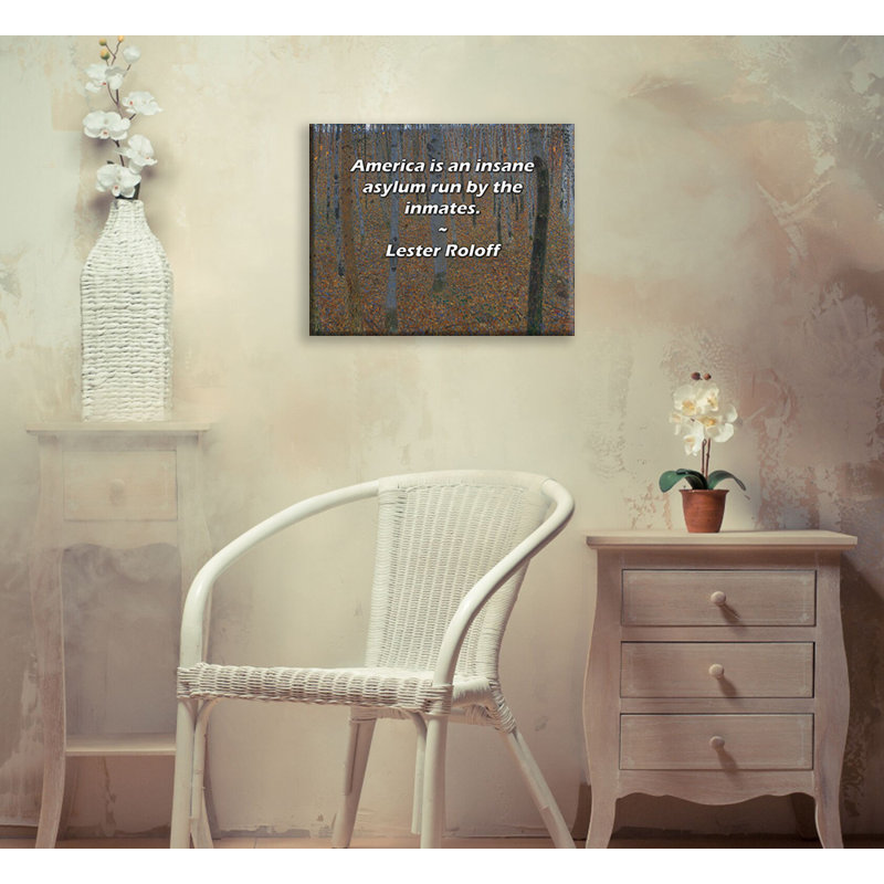 «Artsy Quote» par Lester Roloff, toile tendue avec châssis