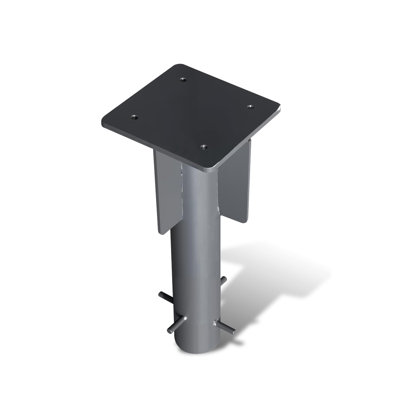 Heavy-Duty Steel Materials Patio Umbrella In-Ground Base For 1.9'' Poles