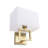 Pranisha Steel Armed Sconce-1947355499