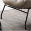 Ensemble de sièges en cuir kaki - rembourrés, siège l 15 po, fauteuil d'appoint l 38 po et coussins serrés, l 18 po-276140571-276140572
