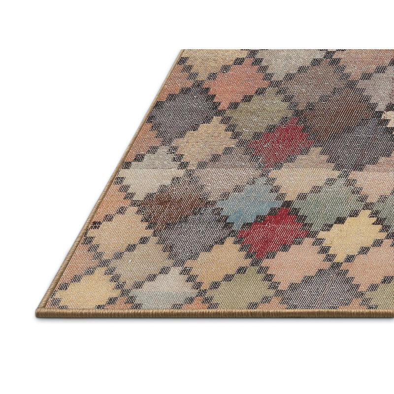 Vanhook Geometric Indoor Rug, Rectangle 5' x 7'