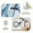 Blue Abstract Wave area rugs for Living Room, Soft and Comfortable, Suitable for all seasons, easy to maintain, machine washable Indoor floor mat, Under Table Farmhouse suitable for Bedroom, Dining Room, Study, Patio, Balcony, Home Decor-1111777654