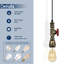 Buckeys 1 - Light Single Bulb Pendant-1629868745