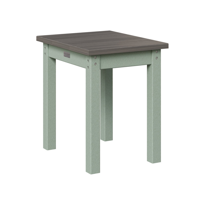 Berlin Gardens Economy End Table, Coastal Gray, Seafoam